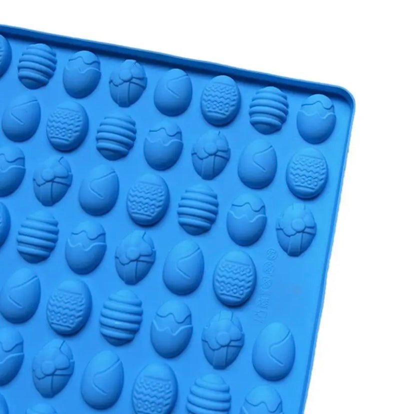 Molde de silicon mini huevos de pascua