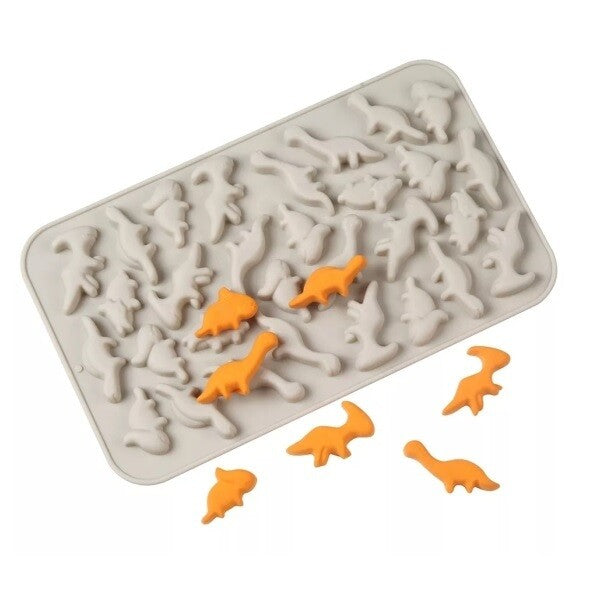 Molde Silicon Dinosaurios Mini 30 cavidades