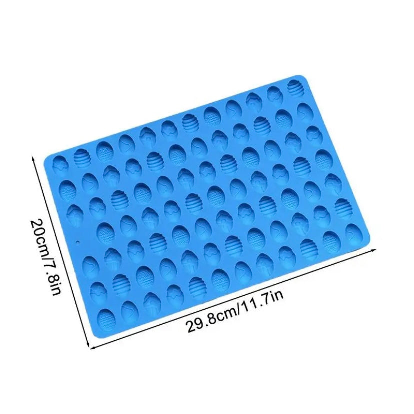 Molde de silicon mini huevos de pascua