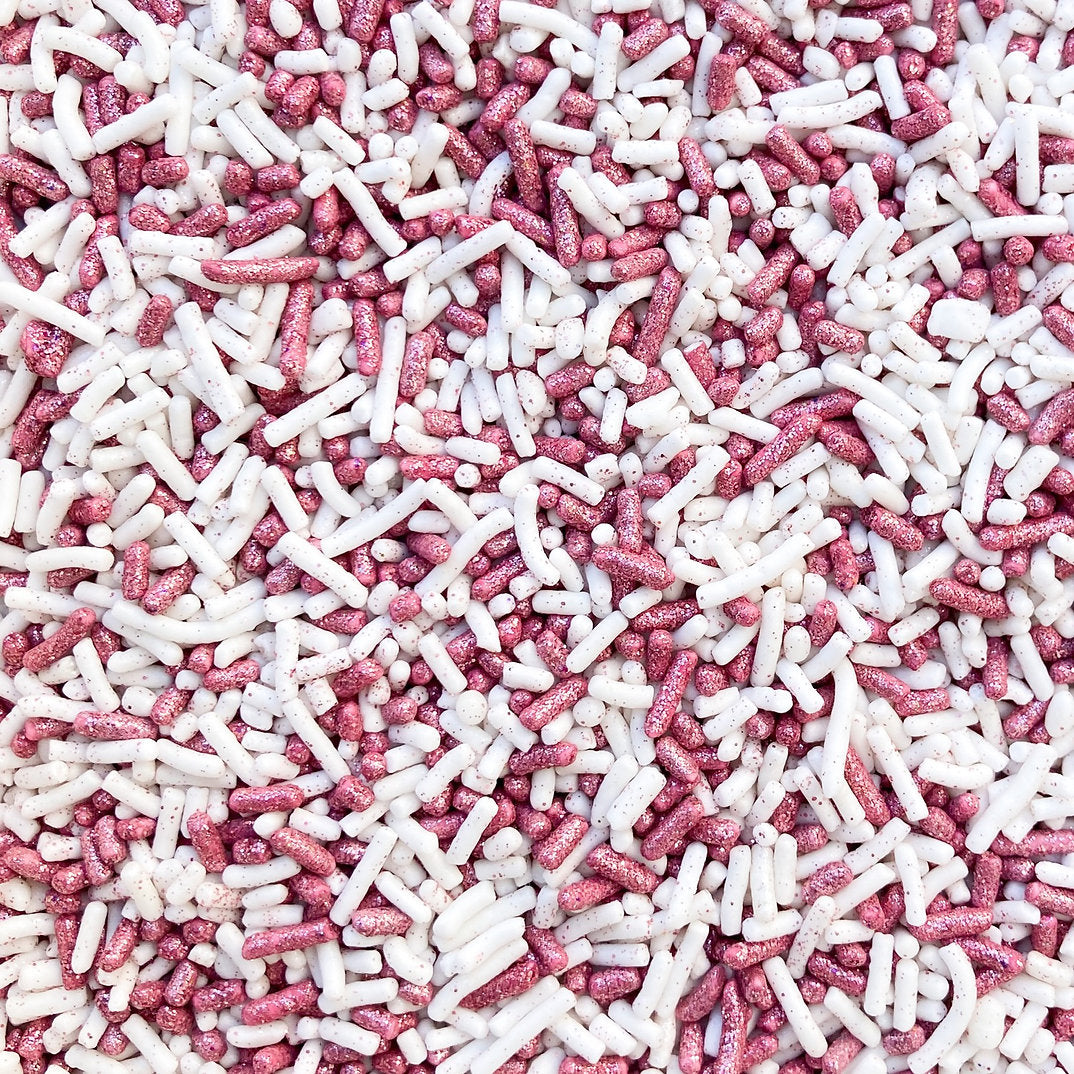 Granillo Blanco y Rosa diamantado