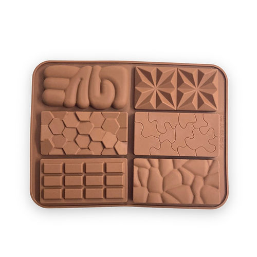 Molde silicon 3 mini Tabletas de Chocolate