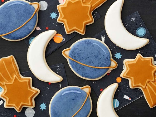 Set 3 Cortadores de Galleta Estrella, Luna y Planeta Wilton