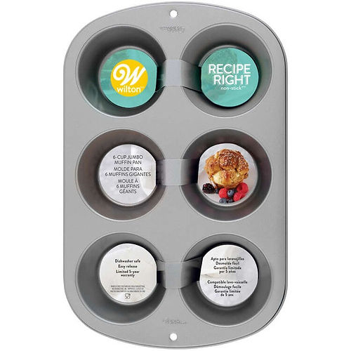 Molde muffin jumbo 3.5×1.75” (8.89×4.44 cm) ANT RR Wilton