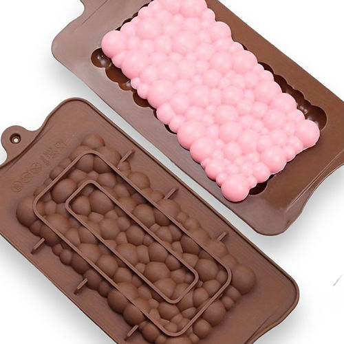 Molde de silicon Tableta Chocolate Burbujas