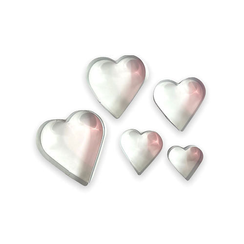Set 5 cortadores corazón ♥️