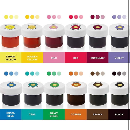 Set 12 colorantes Wilton Gel