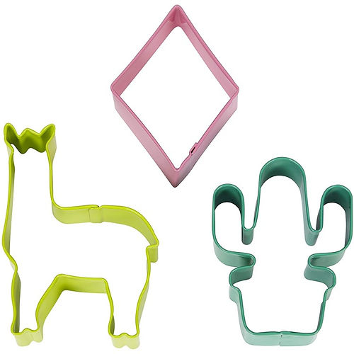 Set 3 Cortadores de Galleta Llama y Cactus Wilton