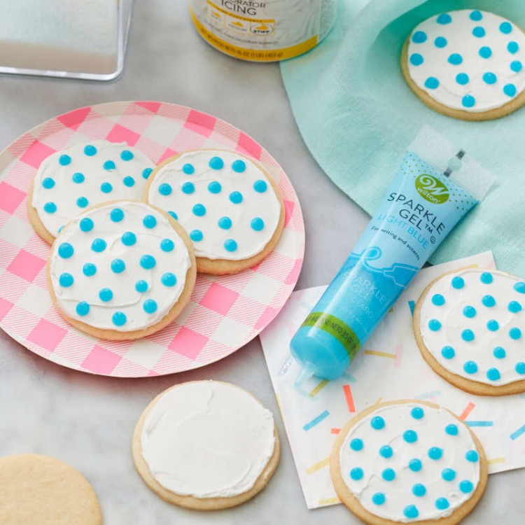 Tubo Gel Sparkle Wilton Azul Cielo