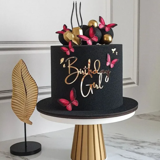 Letrero acrílico frontal "Birthday Girl"