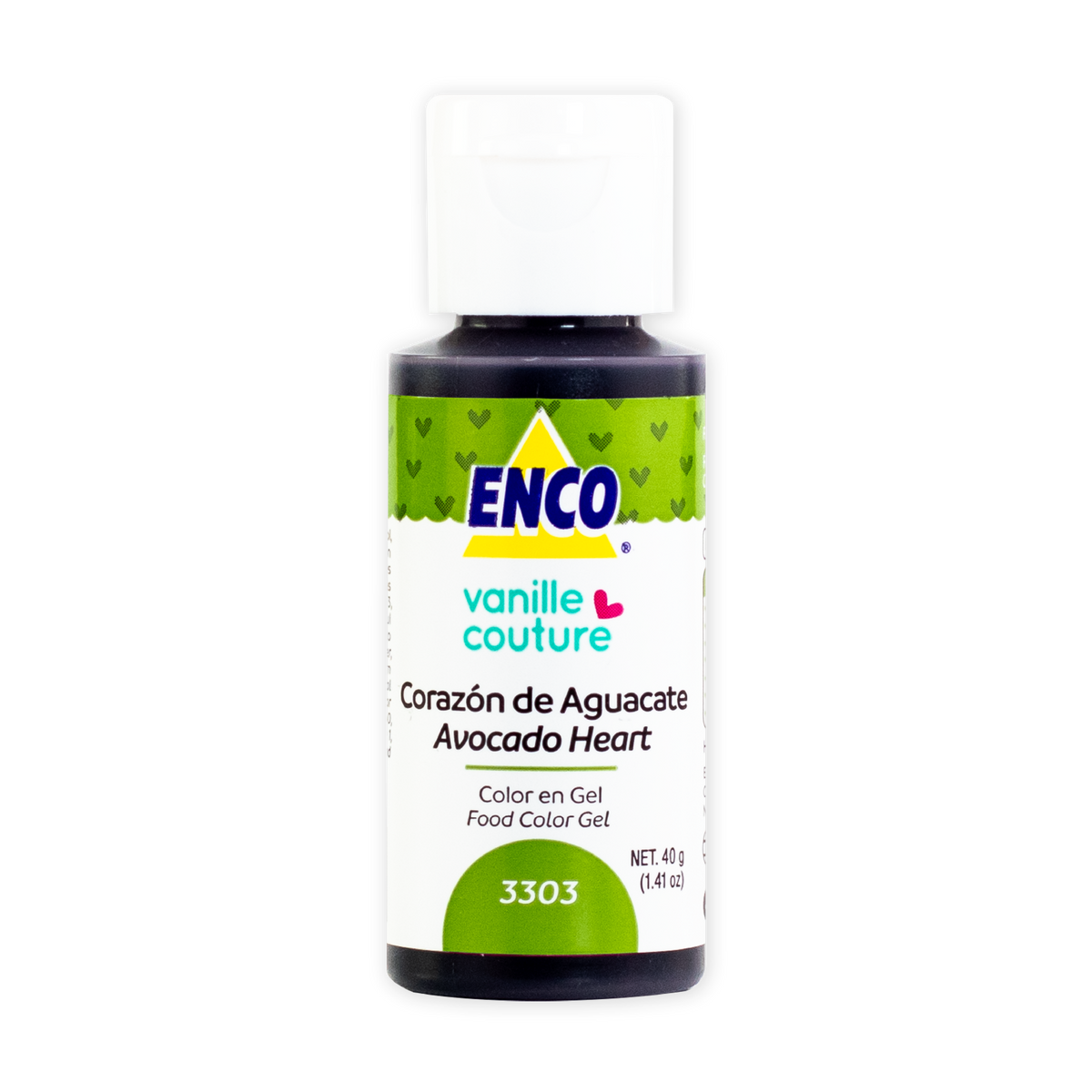 Colorante en gel ENCO - Corazón de Aguacate
