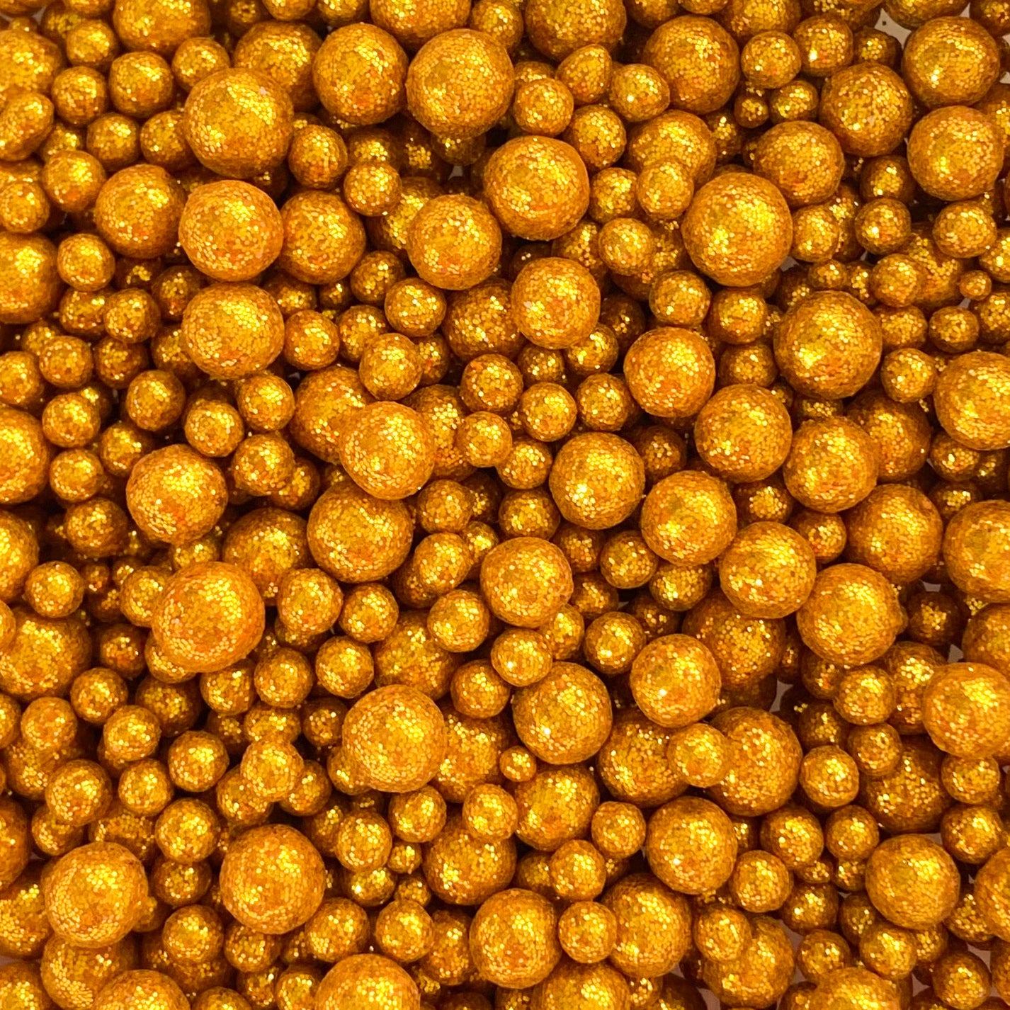 Perlas Diamantadas Oro