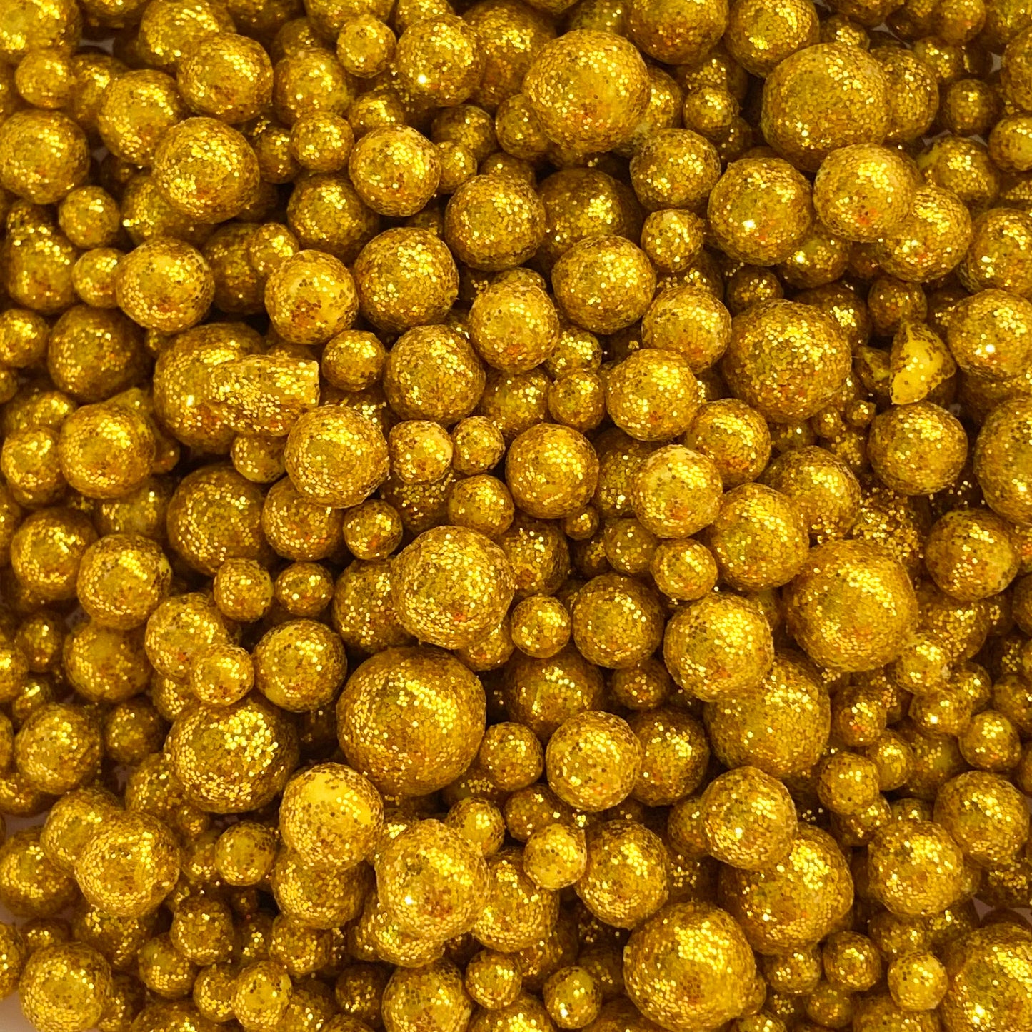 Perlas Diamantadas Amarillo