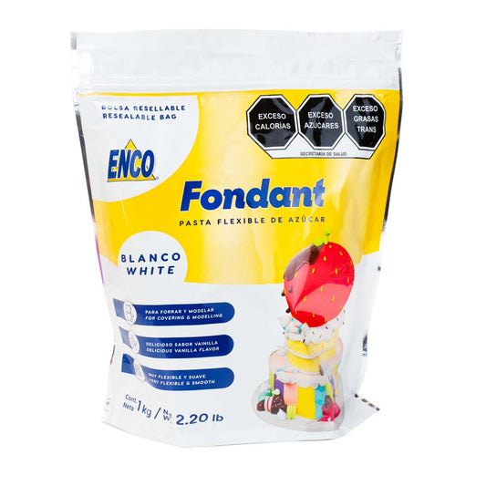 Fondant Blanco (1kg) - ENCO