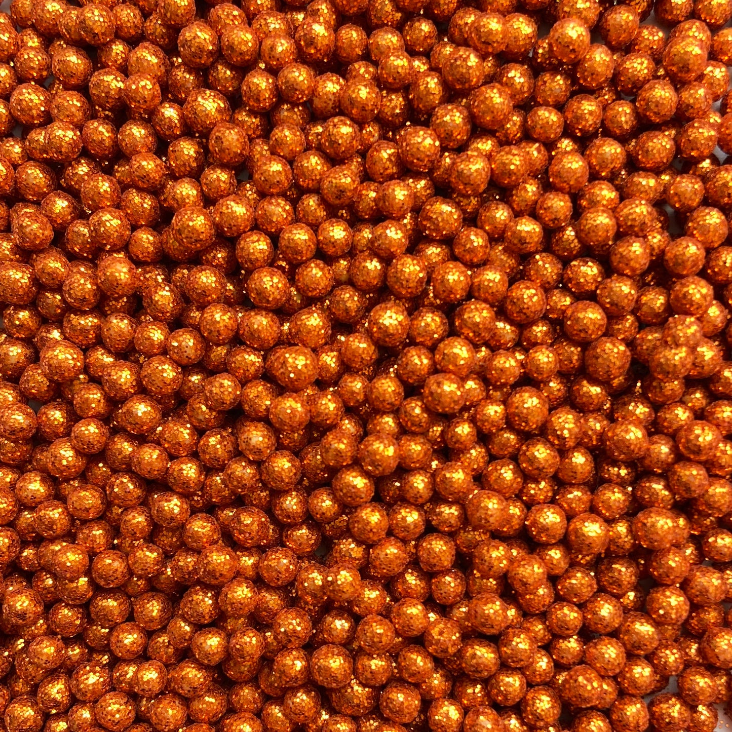 Perla Diamantada Mediana Naranja