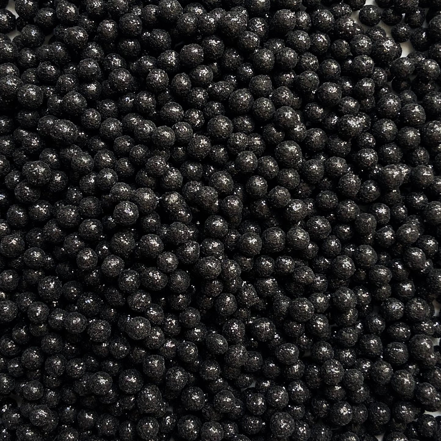 Perla Diamantada Mediana Negra