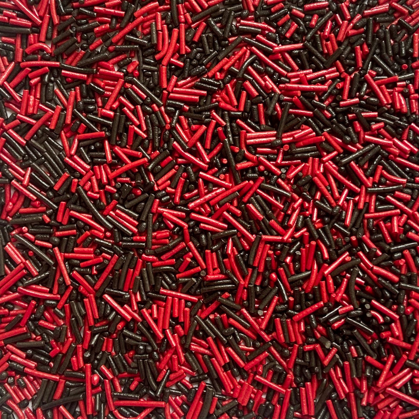 Granillo Perlado Negro y Rojo