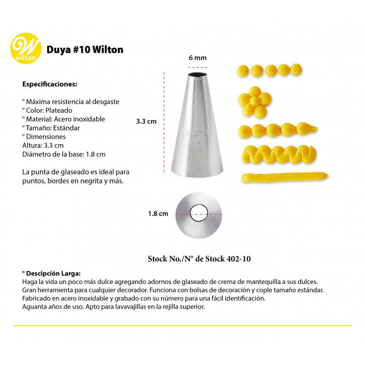 Duya Redonda Wilton No. 10