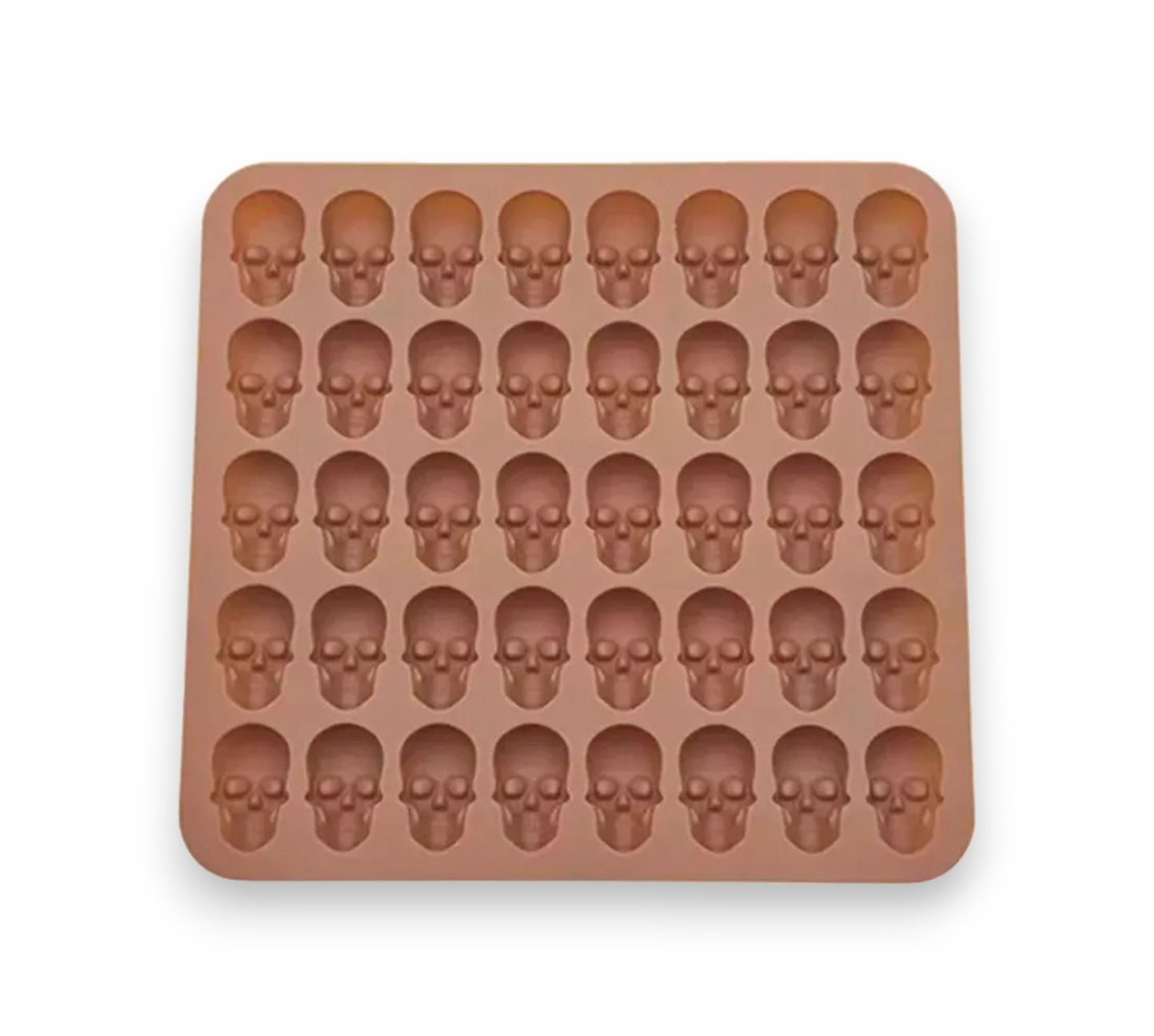 Molde de silicón cráneos 40 cavidades Halloween 💀