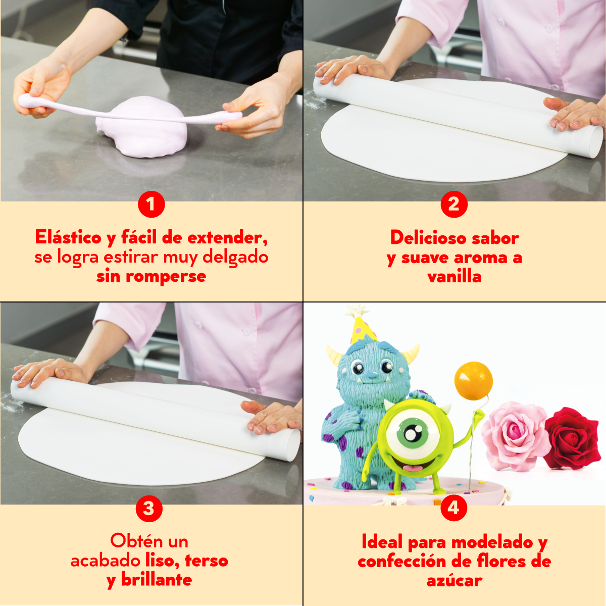 Fondant Negro (1kg) - ENCO