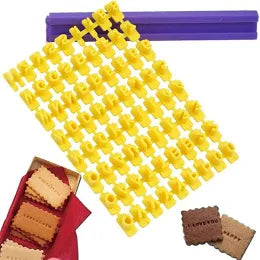 Marcador Sello Letras Números Galletas Fondant Abecedario Mini
