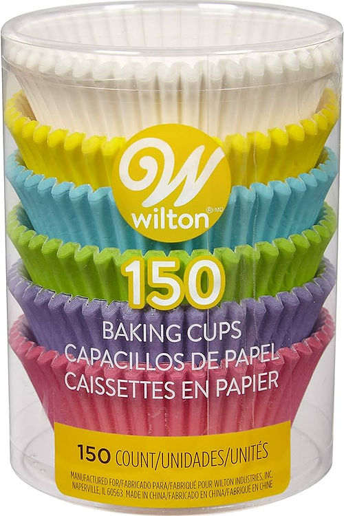 Capacillo STD Arcoíris pastel 150 pz Wilton
