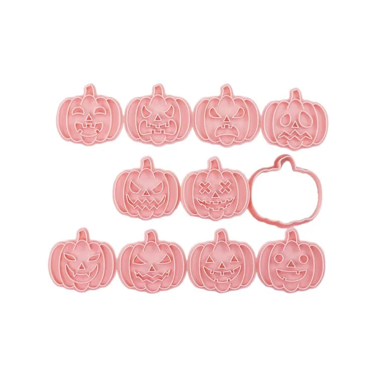 Set Cortadores de Galleta Calabaza 11 piezas 🎃