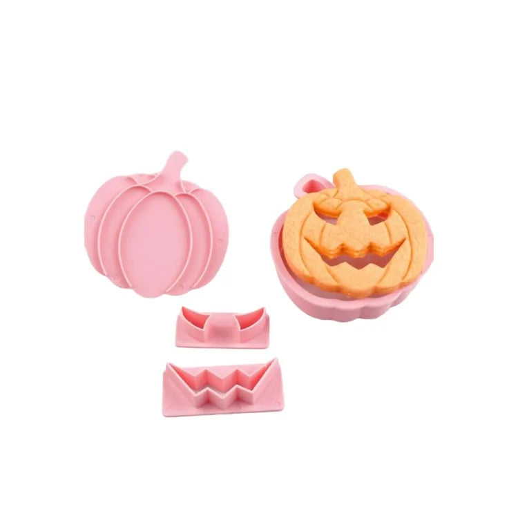 Set Cortador de galleta Calabaza cara cambiable 🎃