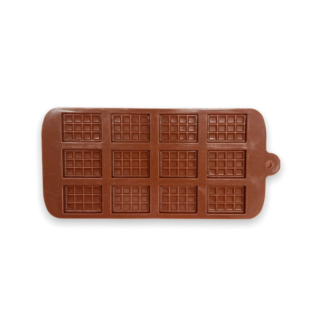 Molde de silicon mini tabletas de chocolate