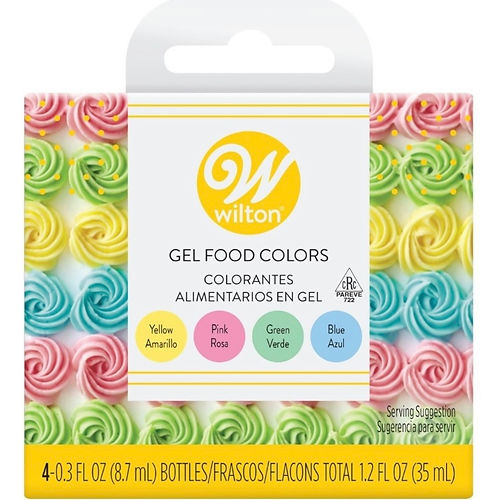 Set 4 colorantes Wilton Gel Pastel