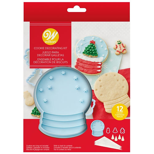 Kit 12 pz Sello de Galleta Esfera de Nieve Wilton