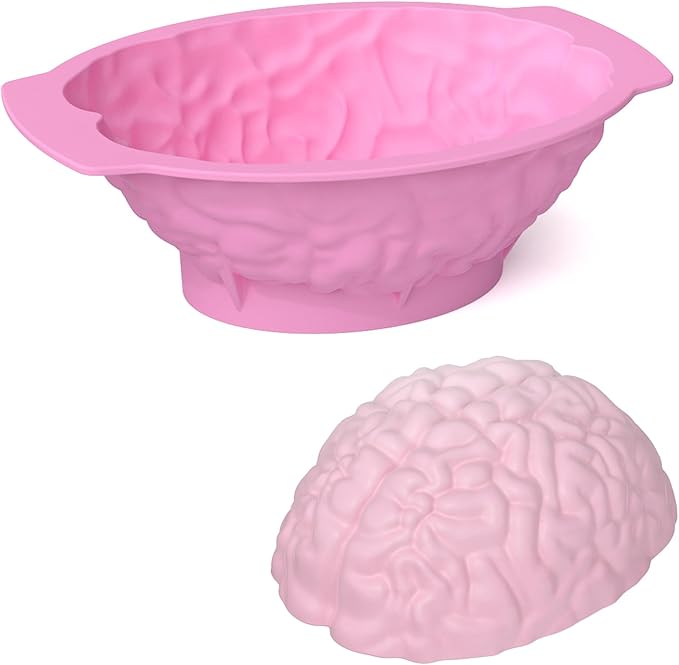 Molde de silicón cerebro jumbo Halloween 🧠