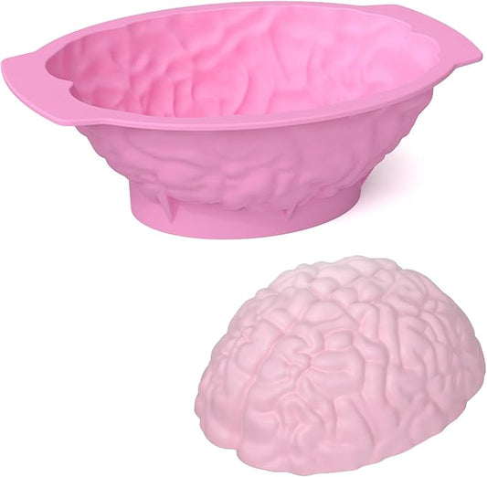 Molde de silicón cerebro jumbo Halloween 🧠