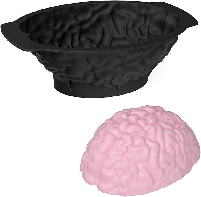 Molde de silicón cerebro jumbo Halloween 🧠