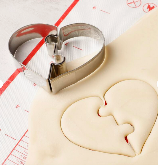 Cortador de metal para Galleta Rompecabezas Corazón