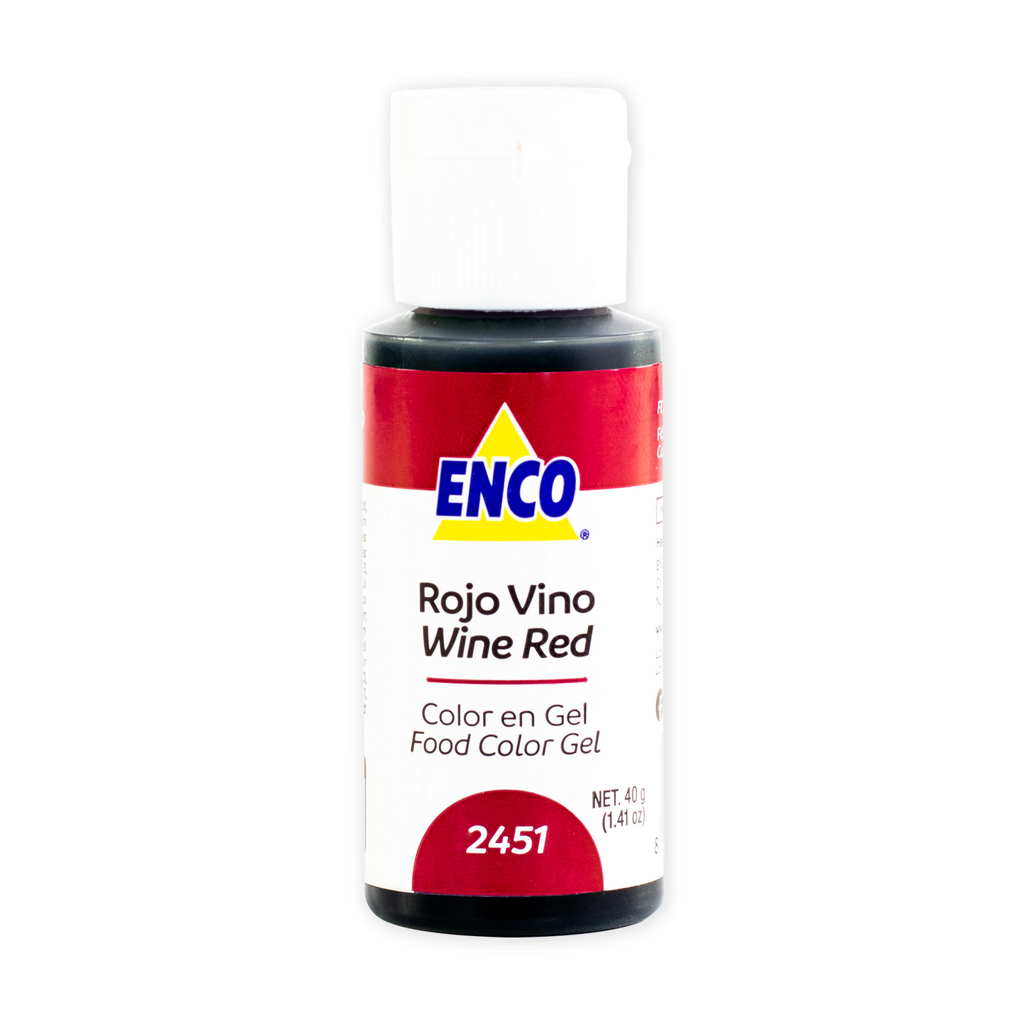 Colorante en gel ENCO - Rojo Vino