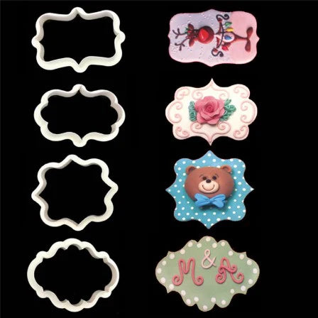 Kit De 4 Cortadores De Fondant Marco Vintage