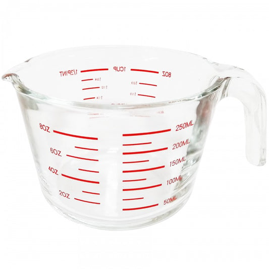 Taza medidora 250 ml Vidrio