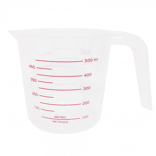 Taza medidora 500 ml plástico